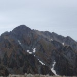 別山から見える剣岳